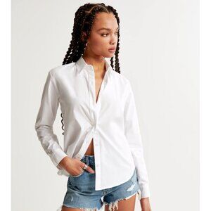 Abercrombie & Fitch White Button Down Shirt